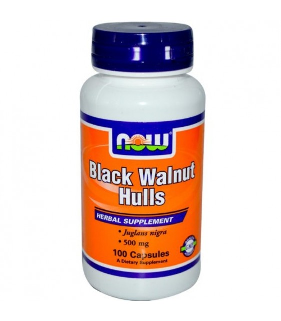Black Walnut Hulls, Черный орех 500 мг/100 капс