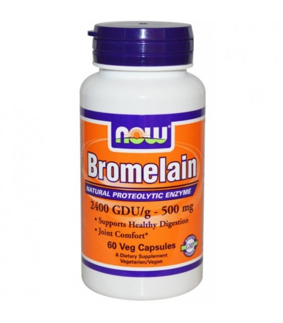 Bromelain Бромелайн 500 мг, 60 таб Now Foods