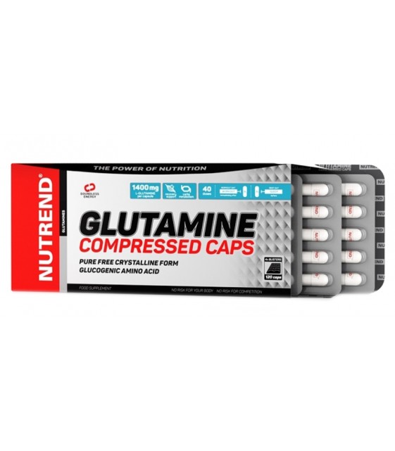 GLUTAMINE COMPRESSED CAPS 120 капсул, Nutrend