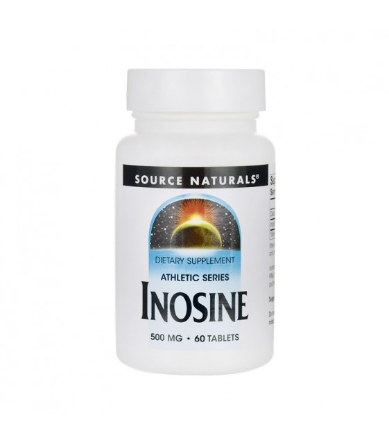 Inosine Инозин 500mg, 60 tabs, Source Naturals