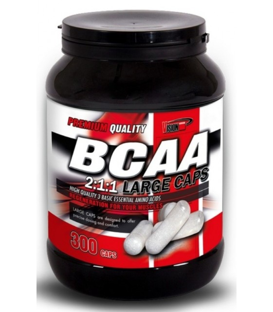 BCAA 2:1:1 Large caps, БЦАА 2:1:1 300 капс, Vision Nutrition