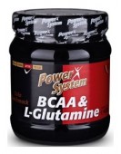 BCAA& L-glutamine БЦА и L-глютамин, 450 гр Power System