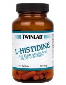 L-Histidine Гистидин 500 мг, 60 табл Twinlab