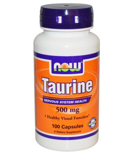 Taurine, 500 мг/100 капс NOW Food