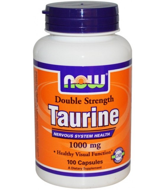Taurine, 1000 мг/100 капс NOW Food