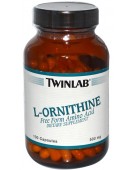 L-Ornithine Орнитин 500 мг 100 капс Twinlab