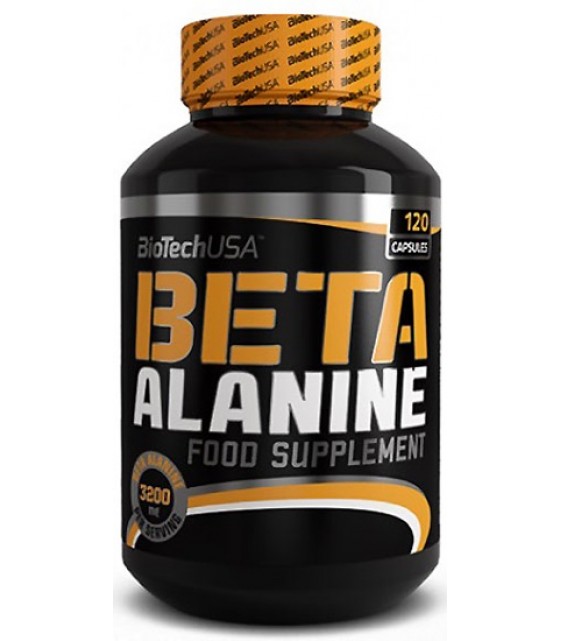 Beta Alanine ,Бета-Аланин 800 мг, 120 капс Biotech USA