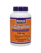 L-Citrulline, Цитрулин 750 мг, 90 капс NOW