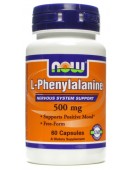 L-Phenylalanine Фениланин 500 мг, 120 капс NOW Food