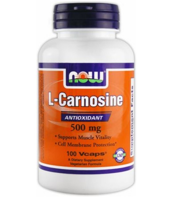 L-Carnosine 500 мг Карнозин  50 капс NOW