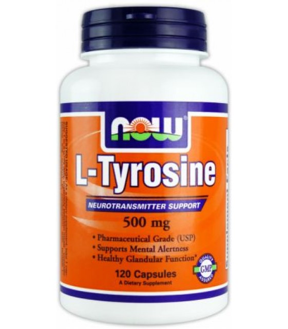 L-Tyrosine Тирозин - активатор мозга, 500 mg/60 капс