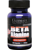 Beta Alanine Бета-Аланин 750mg/ 100 капс Ultimate Nutrition