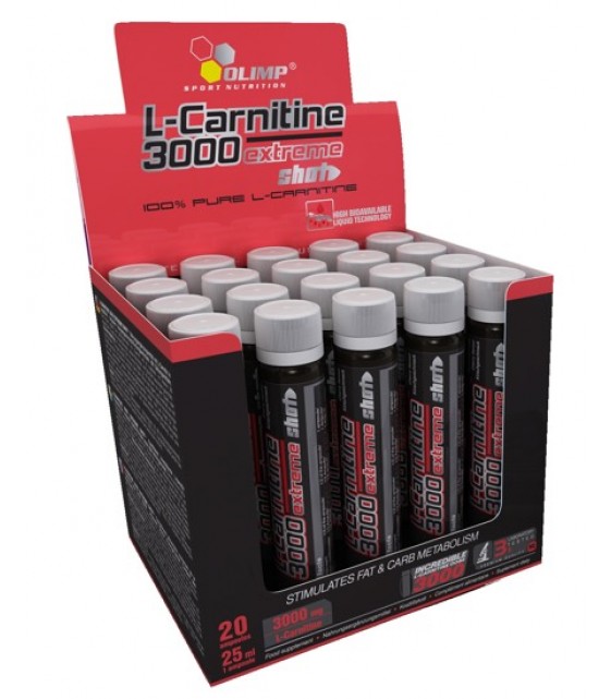 L-Carnitine 3000 L-карнитин, 20 амп Olimp