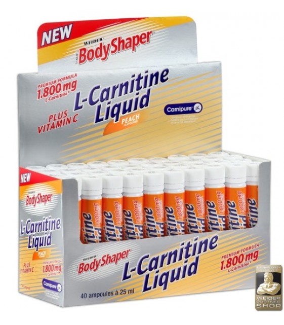 L-Carnitine Liquid L-карнитин 20 амп 1800 мг