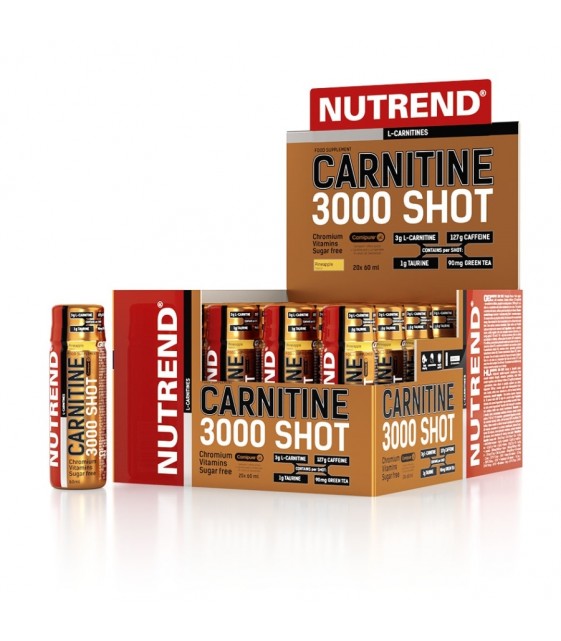 Carnitine 3000 shot L-карнитин 60 мл Nutrend