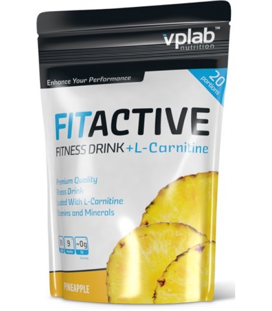 FitActive Fitness Drink+L-Carnitin, ФитАктив 500 гр. VPLab