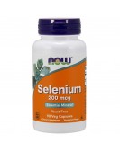 Selenium methionine Селен 200 мкг/90 капс NOW