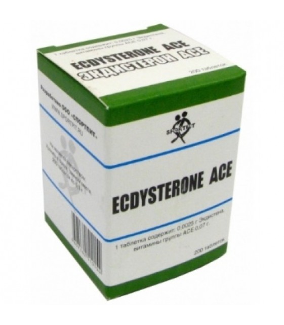 Экдистерон ACE, Ecdysterone ACE 200 табл Sportpit