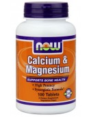 Calcium-Magnesium 2:1 Кальций-Магний 500/250 мг, 100 таб. NOW
