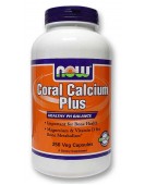 Coral Calcium Plus Mag, 250 капс, NOW