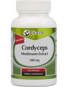 Cordyceps Mushroom Extract 500 мг/ Кордицепс 60 капс Vitacost