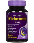 Melatonin Мелатонин, 5 мг, 60 таб, Natrol