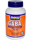 GABA 750 мг ГАБА 100 капс NOW