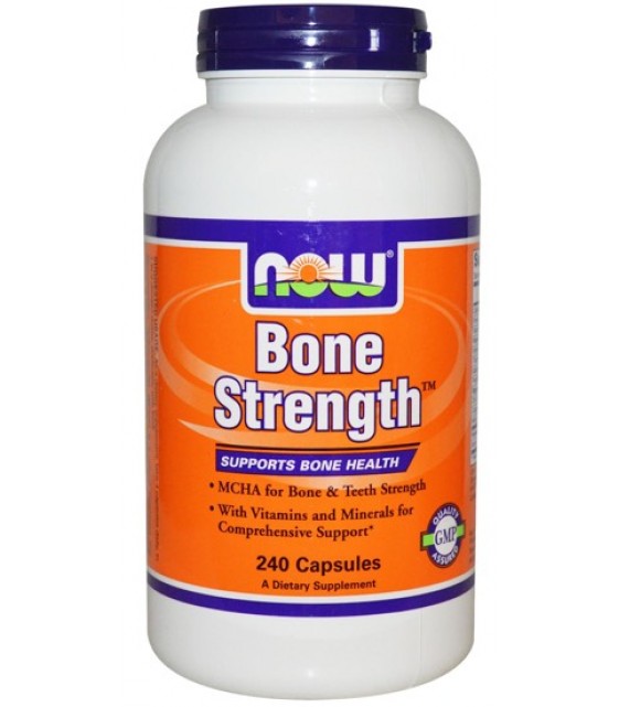 Bone Strength Крепкие кости 240 капс, NOW