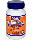 Nattokinase Наттокиназе, 100 мг, 120  вег капс NOW