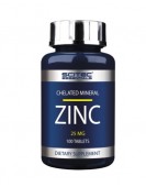 Zinc Цинк 25 мг/100 табл Scitec Nutrition