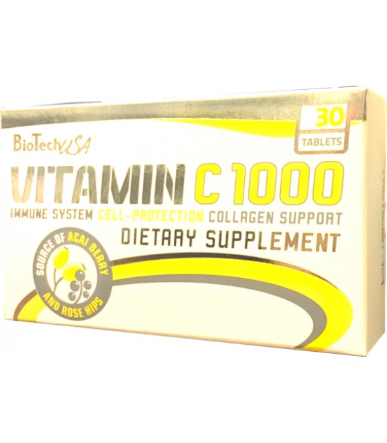 Vitamin C 1000, Витамин С 1000 шиповник 30 табл