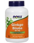 Ginkgo Biloba Гинкго Билоба, 120 капс./60 мг. NOW