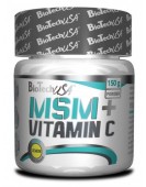 MSM + Vitamin C МСМ+ Витамин С, 150 гр Biotech USA