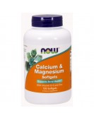 Calcium & Magnesium, Кальций-Магний, 120 гель. капсул, NOW 