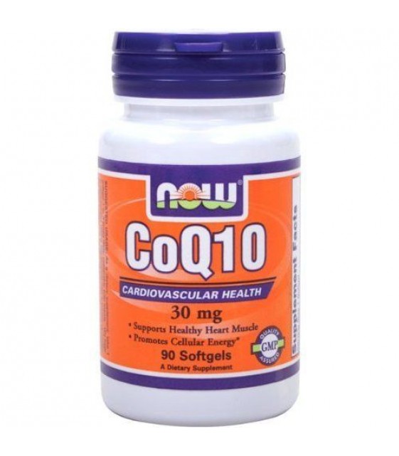 Coenzyme Q10 Кофермент Q10 30 мг, 60 капс NOW