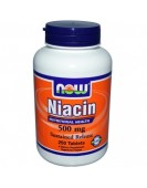 Niacin - Витамин B3 Ниацин В-3 , 500 мг/100 капс. NOW 
