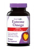Extreme Omega Экстрем Омега 2400 мг 60 гель капс, Natrol