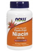 Niacin Flush Free Ниацин Витамин B3 без румянца 500 мг/90 капс. NOW