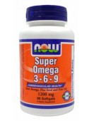 Super Omega 3-6-9 Омега 3-6-9, 90 капс, NOW