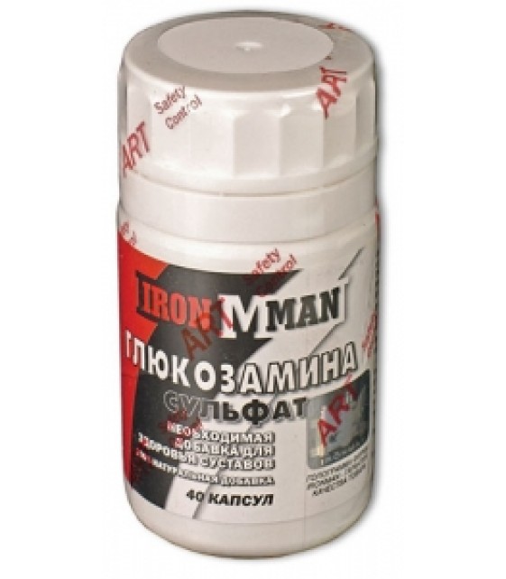 Глюкозамина сульфат, 800 мг/40 капc Ironman