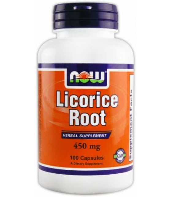 Licorice Root Корень солодки 450 мг NOW