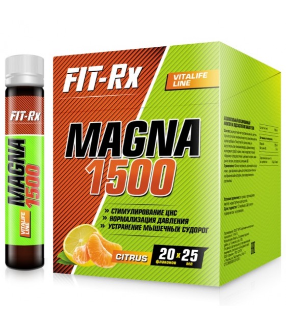 Magna 1500 Магний 20 амп/25 мл, FIT-Rx