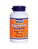 Niacinamide 500 мг Ниацинамид Витамин В3 100 капс. NOW