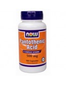 Pantothenic Acid Пантотеновая кислота 500 мг 100 капс. NOW