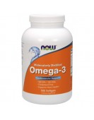 Omega-3 Омега-3 1000 мг, 500 гел капс NOW