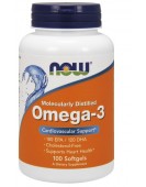 Omega-3 Омега-3 1000 мг, 100 гел капс NOW