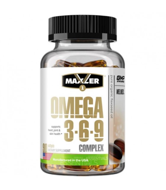 Omega-3-6-9 Complex Омега 3-6-9 90 гел.кап. Maxler