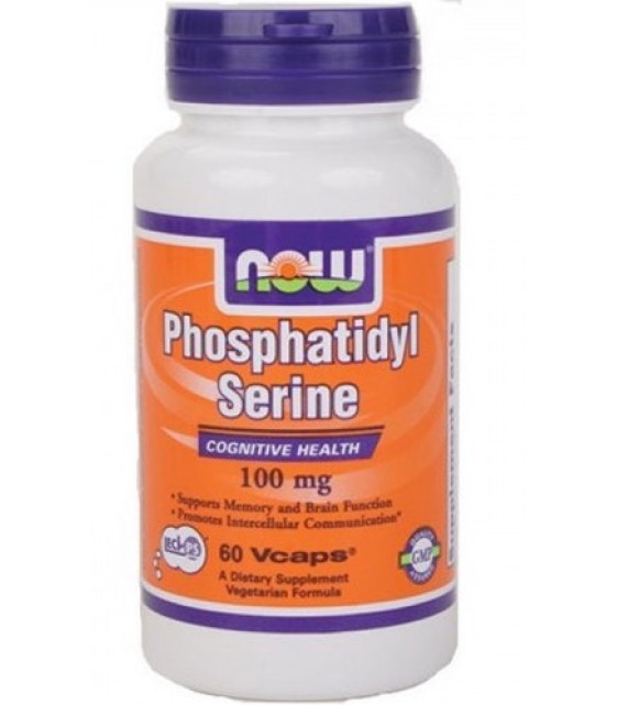 Phosphatidyl Serine Фосфатидилсерин 100 мг/60tab NOW