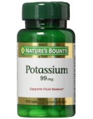 Potassium , Калий 99 mg, 100 caplets, Nature's Bounty