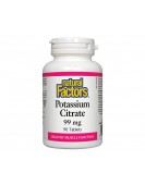 Potassium Citrate, Калий 99 mg, 90 tabs, Natural Factors